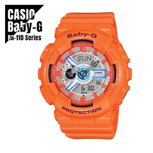 CASIO カシオ Baby-G ベビーG BA-110シリーズ BA-110SN-4A オレンジ 腕時計 レディース ★新品