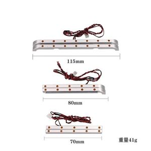 1/14 タミヤ RCトラック用 LEDシミュレーションイエローライトストリップサイドライトバー - キングハ S22d6330520099