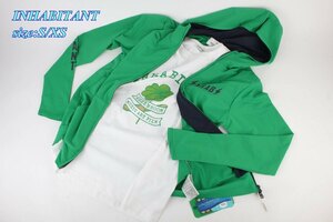 inhabitant インハビタント ラッシュジップアップフーディ&Tシャツセット XS グリーン パーカー スポーツ R2408-214