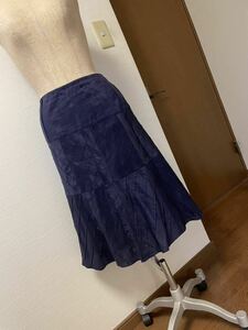 【美品】★シビラ　麻&シルク　お上品でお洒落　スカート/M★