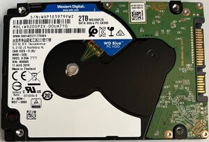 WD Blue 2.5inch 2T HDD WD20SPZX