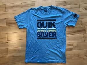 Quick Silver ブルー ロゴ T. M