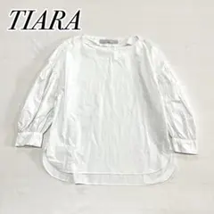 TIARA ティアラ ブラウス 綿 ホワイト