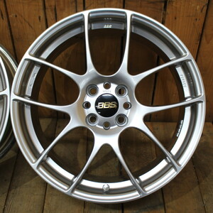 BBS RF 17インチ 7J+48 4H-100 鍛造 RF500 ダイヤモンドシルバー DS 本物 補修 リペア用 1本B