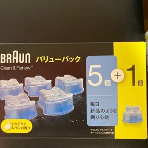 ブラウン洗浄液　交換カートリッジ　クリーン&リニュー　6個