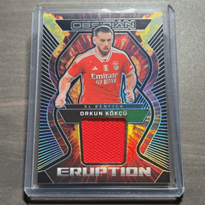 Orkun Kokcu - SL Benfica Memorabilia /199 Eruption 2023-24 Panini Obsidian Soccer