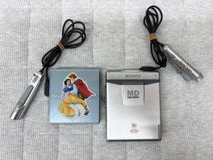 J402　SONY　SHARP　MDプレーヤー　2点　まとめ売り　ソニー　MZ-EP10　シャープ　ST600-A　MDウォークマン　MINIDISC