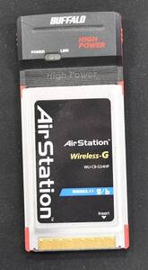 BUFFALO AirStarion 無線LANカード WLI-CB-G54HP IEEE802.11g CardBus 無線LANカード (管:WS07