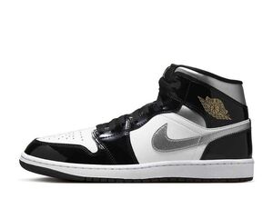 Nike Air Jordan 1 Mid "Black Patent" 26cm HV0789-010