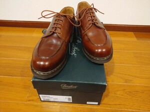 パラブーツ Paraboot シャンボード CHAMBORD MARRON-LIS MARRON サイズ 7.5 26.0㎝相当 茶色