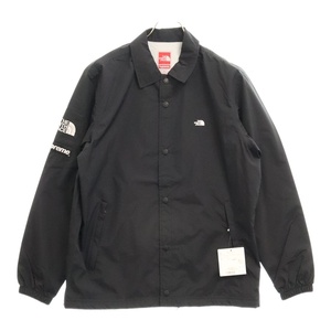 シュプリーム 15SS ×THE NORTH FACE Packable Coaches Jacket NP01542I ×ザノースフェイス パッカブル コーチジャケット ブラック