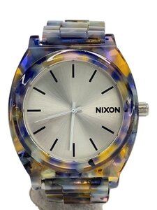 NIXON◆クォーツ腕時計/アナログ/-/GRY/マルチカラー/SS