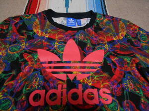 ２０１４年製 ADIDAS PSYCHEDELIC HIPPIE DJ アディダス トレフォイル サイケデリック ヒッピー レゲエ レイブ マリファナ ブレイクダンス