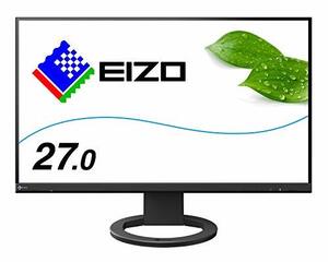 EIZO 27.0型フレームレスモニターFlexScan EV2760-BK(2560×1440/アンチグレアIPS/疲れ目軽減/ブラック/5