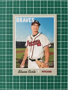 即決のみ！★TOPPS MLB 2019 HERITAGE BASEBALL #160 SHANE CARLE【ATLANTA BRAVES】ベースカード 19★同梱発送可能！