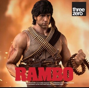 ☆新品 1/6 ジョン・ランボー　アクションフィギュア　シルベスター・スタローン　RAMBO　THREEZERO　未使用