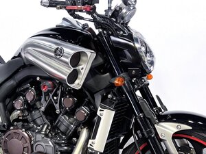 ヤマハの至宝 VMAX1700 [RP22J] Black＆Red 22,223km 検R6/12 生産終了モデル ETC USB 各ガード レバー他 動画有 全国通販可 3.9％~150回