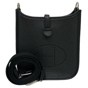 エルメス HERMES エヴリンTPM B刻 ブラック シルバー金具 トリヨンクレマンス ショルダーバッグ レディース 中古