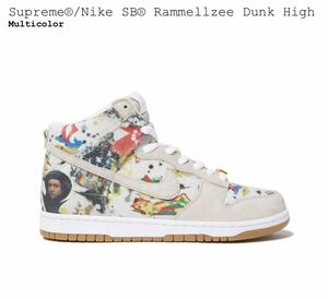 Supreme 23FW Nike SB Rammellzee Dunk High Mulicolor 27.5cm US9.5 FD8779-100 シュプリーム ナイキ ラメルジー ダンク 送料無料 新品 