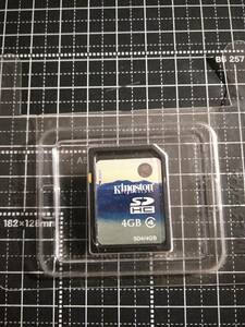 Kingston SDメモリカード SDHC 4GB CLASS4 ジャンク扱い