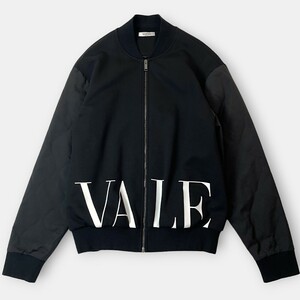 美品 VALENTINO ヴァレンティノ 21AW VLTN ロゴ ボンバー ジャケット L メンズ キルティング UV3MB01A6M0 高級 アウター