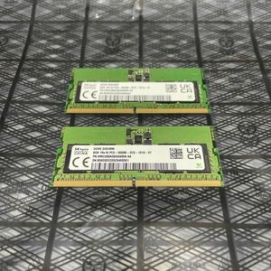 SK hynix ノートPC用 メモリ DDR5 5600 (PC5-44800) 16GBキット (8GB x 2枚組)