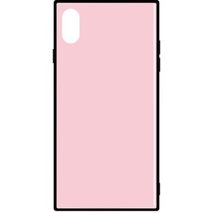 ◆新品未開封 アピロス apeiros スクエア型ケース EYLE TILE for iPhone 6.5 【PEI12-TL-BP】 ベビーピンク [iPhone XS Max用/強化ガラス]