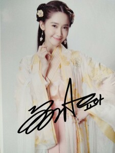 ユナ直筆サイン入り2Lサイズ写真…YoonA…少女時代…36