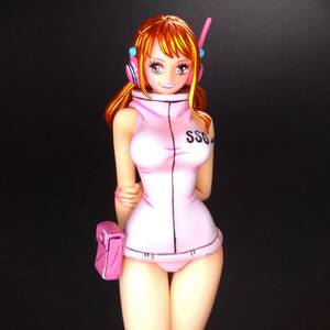 ナミ NAMI カスタムリペイント 瞳修正 ワンピース ONE PIECE DXF THE GRANDLINE EGG HEAD Figure エッグヘッドフィギュア CUTE一番くじ