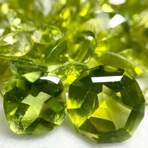 1円〜!!◆天然ペリドットおまとめ101.5ct◆f 約20.3g ルース 裸石 宝石 ジュエリー jewelry peridot w5マ136