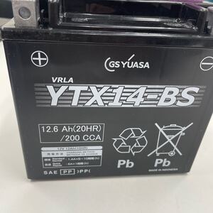 バッテリー　GS YUASA YTX 14-BS シールド型 YUASA バイク用バッテリー