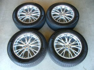 美品! 深溝! E3系 カイエン MAK RENNEN アルミ 8.5J×19 ET48 130-5穴 ’22年 255/55R19 MICHELIN X-ICE SNOW SUV スタッドレス 4本 S1401