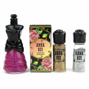 アナスイ ネイルアートカラー/カラーパウダー 3点セット まとめて コスメ マニキュア レディース ANNA SUI