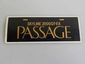 旧車 SKYLINE　２０００GT　EX　PASSAGE スカイライン ステッカー 昭和 レトロ ステッカー