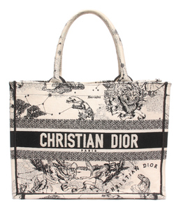 クリスチャンディオール トートバッグ 刺繍 Dior Book Tote ミディアム ディオール ゾディアック 50-MA-0261