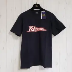 新品△K-arena ケーアリーナヨコハマ△半袖Tシャツ 英字ロゴ ブラックM