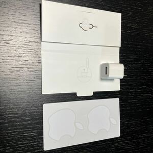 iPhone Apple ステッカー　充電器　SIMカード抜き　新品未使用