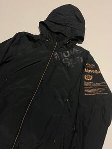 美品 DESCENTE デサント ウィンドジャケット EKS+THERMO ムーブスポーツ フーデッドジャケット ナイロンジャケット DAT-3656A スポーツ