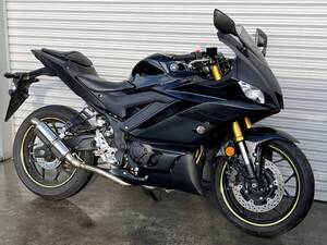 全国送料38800円 ヤマハ YZF-R3 RH13J 書付き実動整備ベース 美車マットブラック 動画有 北海道札幌 