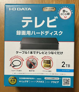 【送料無料】アイ・オー・データ I/O DATA/テレビ録画用ハードディスク 2TB PLUT-2KJN