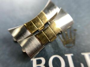 FF455 1625 16013 16233 フラッシュフィット ロレックス コンビ YG ジュビリー 20mm K18 62523 ROLEX DATEUST FF 455 横穴 a