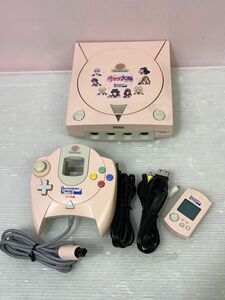HH461-24529-35【ジャンク】SEGA セガ Dreamcast ドリームキャスト サクラ大戦モデル HKT-3000 限定版 HKT-7000 ビジュアルメモリ ゲーム機