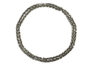 30インチ CHROME HEARTS クロムハーツ PAPER CHAIN 30 PPR CHN ペーパーチェーン ネックレス 14K SILVER925 仙台店インボイス原本付属