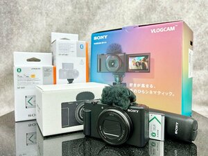 ■TG0915　Y3361　中古品　カメラレンズセット　SONY　ソニー　ZV-1M2G シューティンググリップキット　　　【元箱あり】