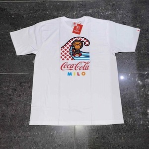 A BATHING APE COCA-COLA MILO SURFING TEE SIZE-XL 2020年 アベイシングエイプ コカコーラ マイロ サーフィン 半袖Tシャツ BAPE 