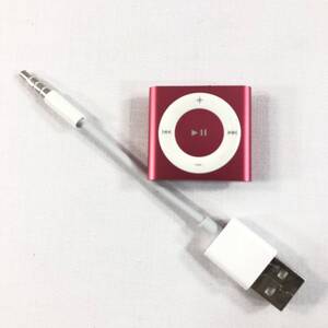 iPod shuffle 第4世代　2G 新品バッテリー 100%に交換済み　レッド