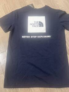 ★新品　未使用品　THE NORTH FACE ノースフェイス　Tシャツ　Sサイズ★ボックスロゴ ネイビー