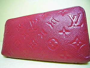 ★★★ 最終ぅ値下げ！！★★【 LOUIS VUITTON 】アンプラント ジッピーウォレット 長財布 スリーズ レッド ★★Ｍ60737★★