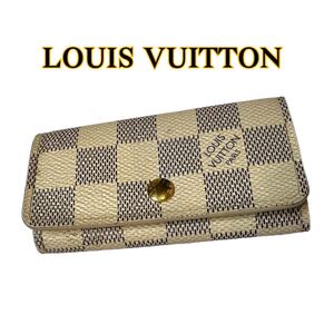 LOUIS VUITTON ルイヴィトン ダミエ アズール ミュルティクレ4 キーケース 4連 N60020