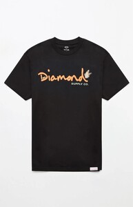 【即完売】Diamond Supply(ダイヤモンドサプライ)Tシャツ Paradise OG Script Tee Black（Mサイズ) SKATE SK8 スケートボード Dunk SB 